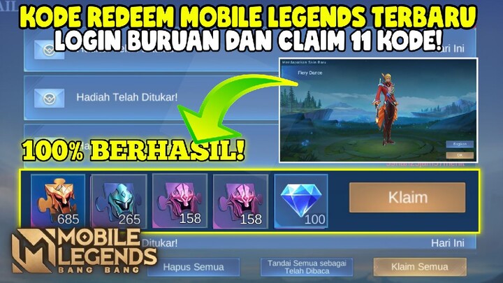 11 KODE REDEEM MOBILE LEGENDS part 4