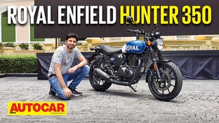 2022 Royal Enfield Hunter 350 - Meet the latest RE | First Look | Autocar India