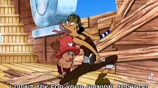 usopp : Luffy You Baka You Said Merry Will Be Ok 🙂🔪