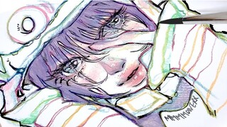[วาดภาพ] ชาเลนจ์วาดสาวน้อยด้วยสีมากกว่าสามสี