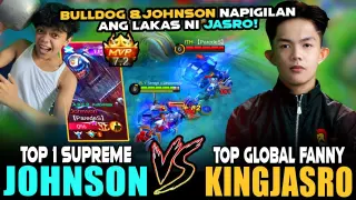 KINGJASRO NABALAGBAG NI BULLDOG AT NANG TOP 1 SUPREME JOHNSON! ~ MOBILE LEGENDS
