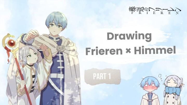 Drawing Frieren & Himmel —When a journey ends, but its meaning stays forever [PART 1]