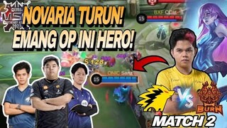 AKHIRNYA NOVARIA DIPICK SANZ !! KETAR KETIR MUSUHNYA ! MSC 2023 - ONIC VS BURN X FLASH MATCH 2