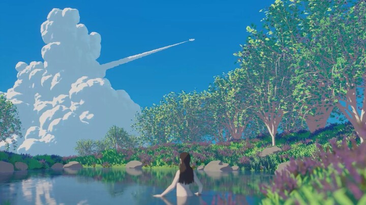 [blender] Berbagi produksi adegan animasi tiga menit