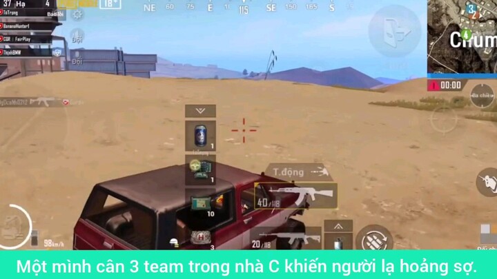 một mình cân 3 team khu nhà C