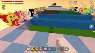 MEOWPEO BỊ ẢO GIÁC MAP PARKOUR FAN TẶNG SIÊU LÚ TRONG MINI WORLD MINI GAME