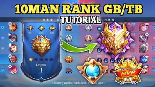 10MAN Rank Gb/Tb Fast End | Mvp , Savage Full Tutorial High Points Tricks