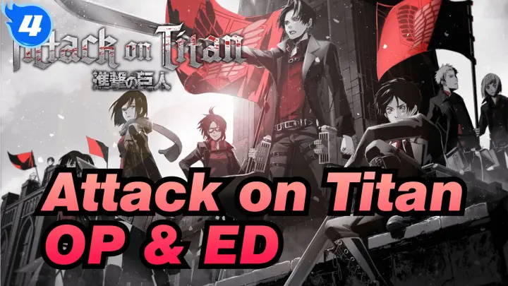 [Attack on Titan] Anime Season 1 + 2 + Junior High OP and ED Compilation (Self-Encoded)_I4