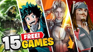 15 FREE GAMES coming in 2023