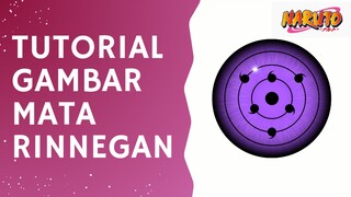 Tutorial Menggambar Mata Rinnegan Menggunakan Medibang Paint