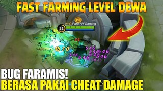 NYOBA BUG FARAMIS - AUTO RATAIN SEMUA MONSTER JUNGLE! TEAM & MUSUH AUTO MISSQUEEN!!! MOBILE LEGENDS