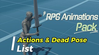 RPG_Animations_Pack  - Action & Dead Pose