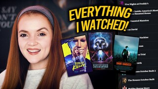 October Movies & TV WRAP UP | Letterboxd 2023  | Spookyastronauts