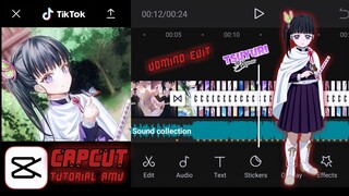 TIKTOK TRENDING ( Domino Edit Transition ) Kanao AMV CapCut Tutorial