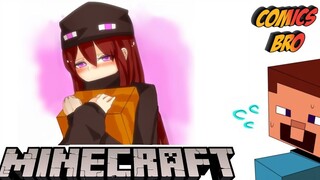 Komik Dubbing Rusia Minecraft】Kepala Labu