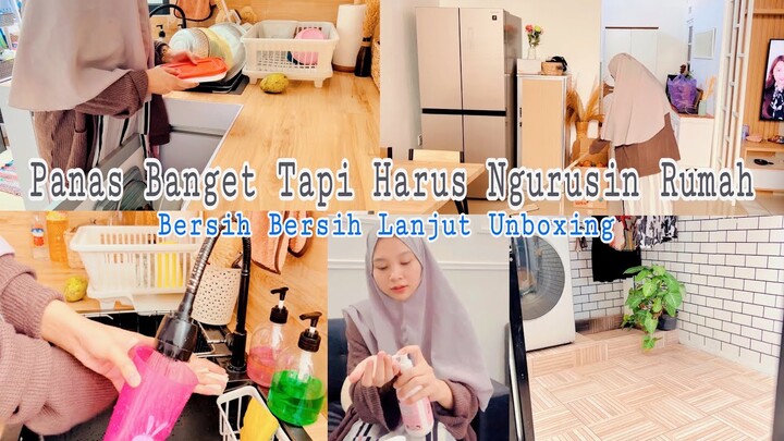 Siang Siang Hari Panas Harus Gercep Gaes 🌻 Bersih Bersih Rumah Dulu 🌻 Lanjut Unboxing Time 🌻