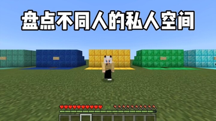 มายคราฟ: สำรวจพื้นที่ส่วนตัวของแต่ละคน