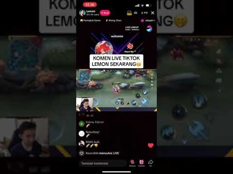 KOMENAN LIVE TIKTOK LEMON  SEKARANG❗❗ #rrqlemon #mlbb #mobilelegends