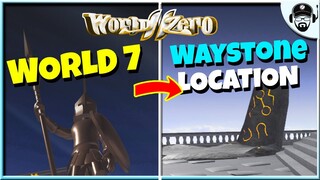 World 7 Waystone Locations Mezuvia Skylands | World // Zero | ROBLOX