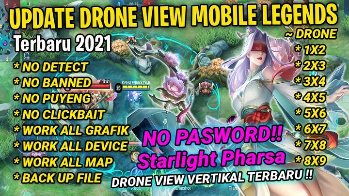 DRONE VIEW MAP MOBILE LEGENDS TERBARU 2021 - CARA MEMASANG DRONE VIEW DI MAP MOBILE LEGENDS 2021