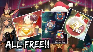 ALL FREE IN CHRISTMAS EVENT?? | Mobile Legends: Adventure