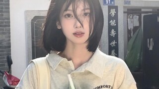 秋天更加适合看美女～