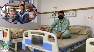 Đưa A Hành vào viện mổ rút đinh xương vai -bệnh A Chao phải chuyển viện cố động viên em đi viện chữa