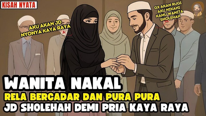 WANITA NA-KAL JD BERCADAR & SHOLEHAH DEMI DAPAT PRIA KAYA RAYA II SINETRON AZAB