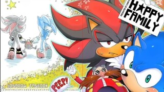 青黑照顾小孩子？sonic同人漫配快乐家庭（自制中文字幕）