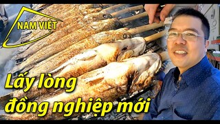 Cá lóc nướng trui nổi tiếng nhất sài gòn ( lấy lòng đồng nghiệp mới ) [Nam Việt 1839]