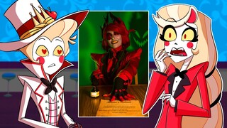Charlie and Lucifer REACT to HAZBIN HOTEL COSPLAYS