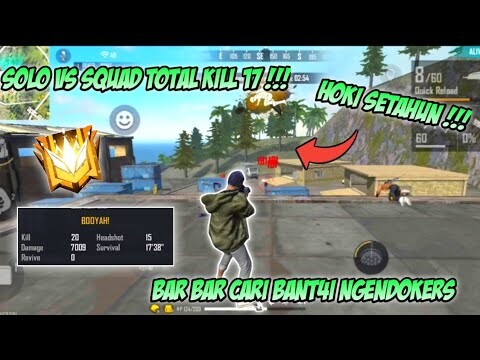 BAR BAR BANT4I KANG NGENDOK DI BERMUDA - SOLO VS SQUAD TOTAL KILL 17 !!!