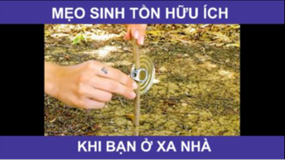 Mẹo sinh tồn hữu ích khi bạn ở xa nhà