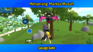 Sausage Game Menyerang Markas Musuh