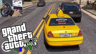 GTA 5 - Thi Bằng Lái Taxi Bằng Vô Lăng