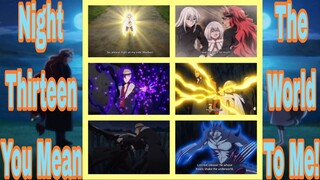 The Tale Of Outcasts! Night Thirteen: You Mean The World To Me! 1080p! Dantalion&LutherVSMarbas&Wis