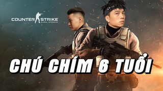 ÔNG HOÀNG LẦU A VÀ CHÚ CHÍM 6 TUỔI | CS:GO FUNNY