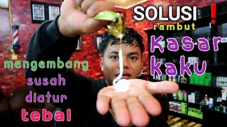 cara mengatasi rambut kasar dan kering | agar menjadi lemas dan lembut