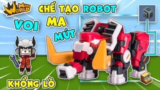 SongFish chế tạo ROBOT VOI MA MÚT khổng lồ đầu tiên trong mini world