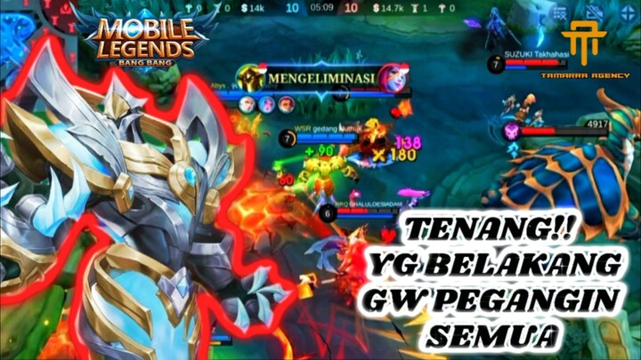 [TA] Tenang gas terus aja gw pegangin back lanenya🔥 || Gameplay Uranus MLBB