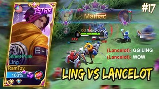 aggressive LING VS LANCELOT, I GET MANIAC AND 29 KILLS - LING MOBILE LEGENDS GAMEPLAY #17
