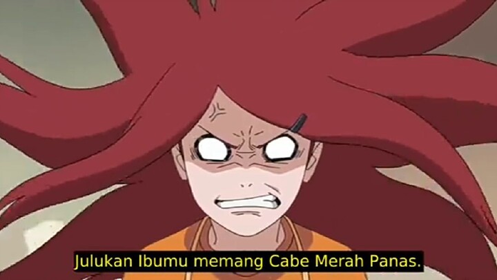 Naruto tidak mau makan, Ibu Kushina mengamuk 😠😂