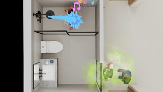 The importance of three separations in the bathroom