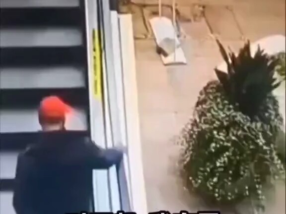 Nhân viên trung tâm thương mại: Thưa dì, khu vui chơi trẻ em ở tầng ba.