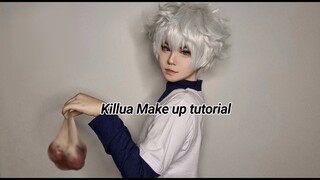 Killua Zoldyck Cosplay Make up tutorial [Hunter X Hunter]