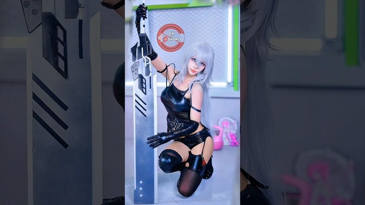 YoRHa A2 So Cute ⚔️ Nier Automata Cosplay #shorts