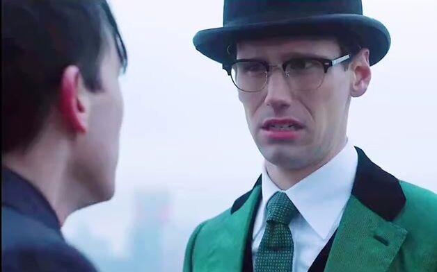 [Gotham] The Riddler was frozen by the Penguin, but he is still superior