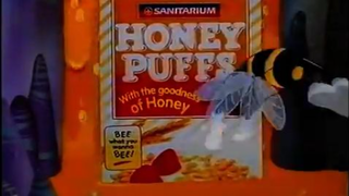 Honey Puffs 1993 Ad Nz