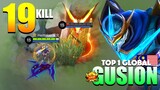 Gusion Crazy Dagger Damage! One Combo Instant Kill | Helltaker魔女 Top 1 Global Gusion Gameplay ~ MLBB