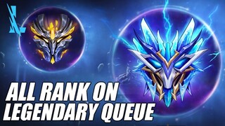 Wild Rift All Ranks on Legendary Queue